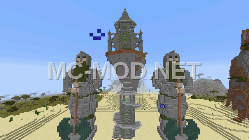 Fantasy Floating Island Castle