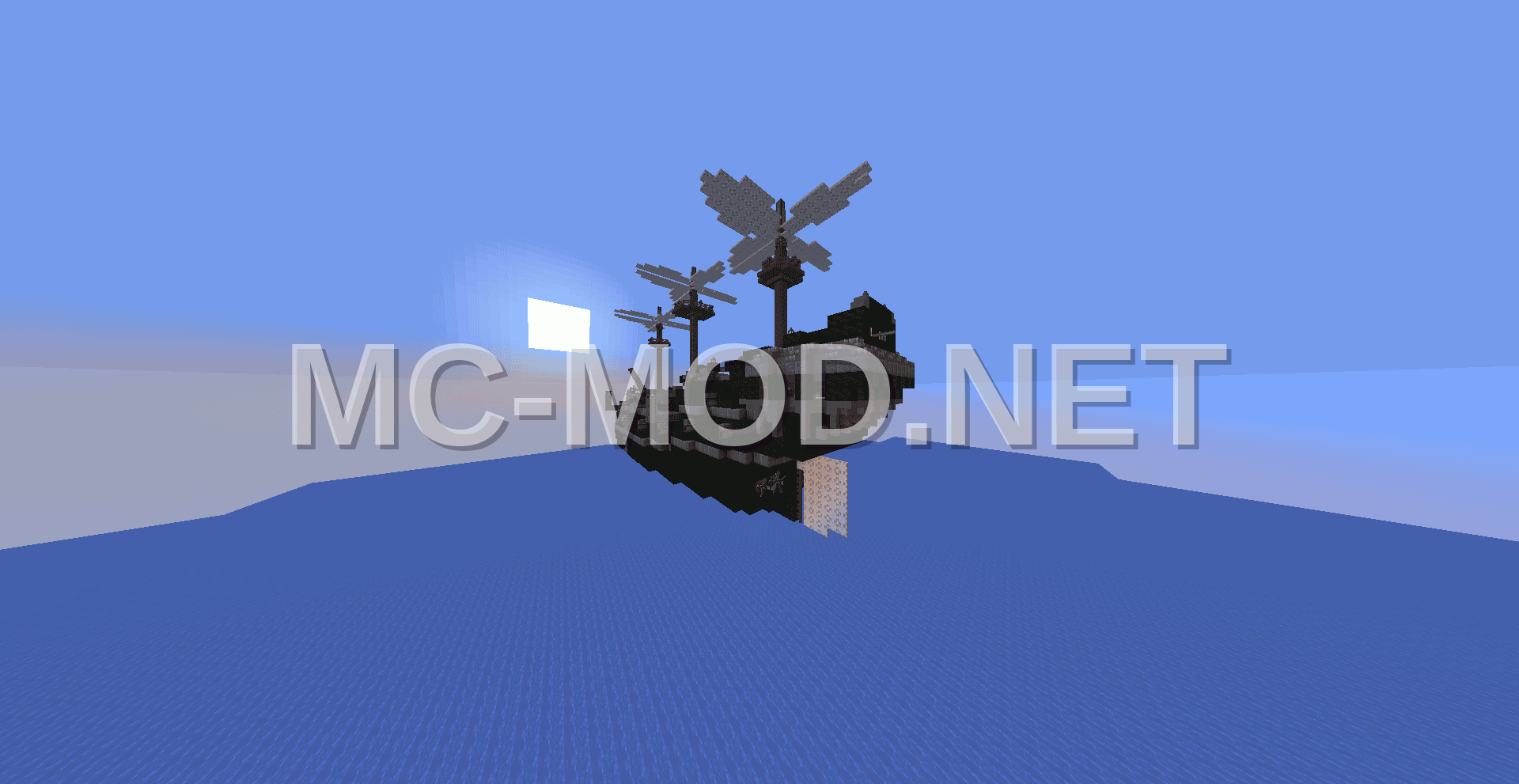 Fantasy Flying Ship