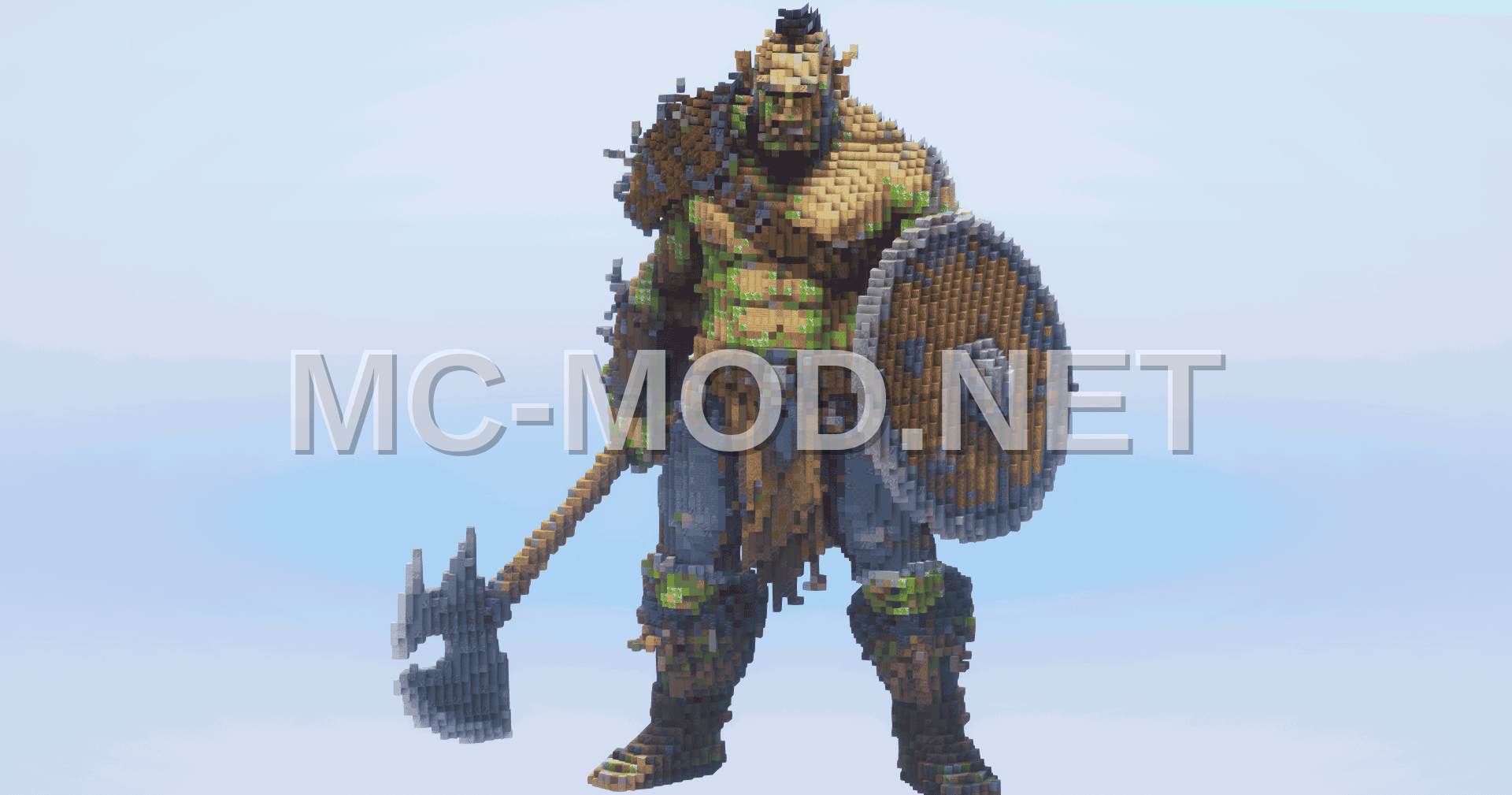 Fantasy Orc Warrior Statue