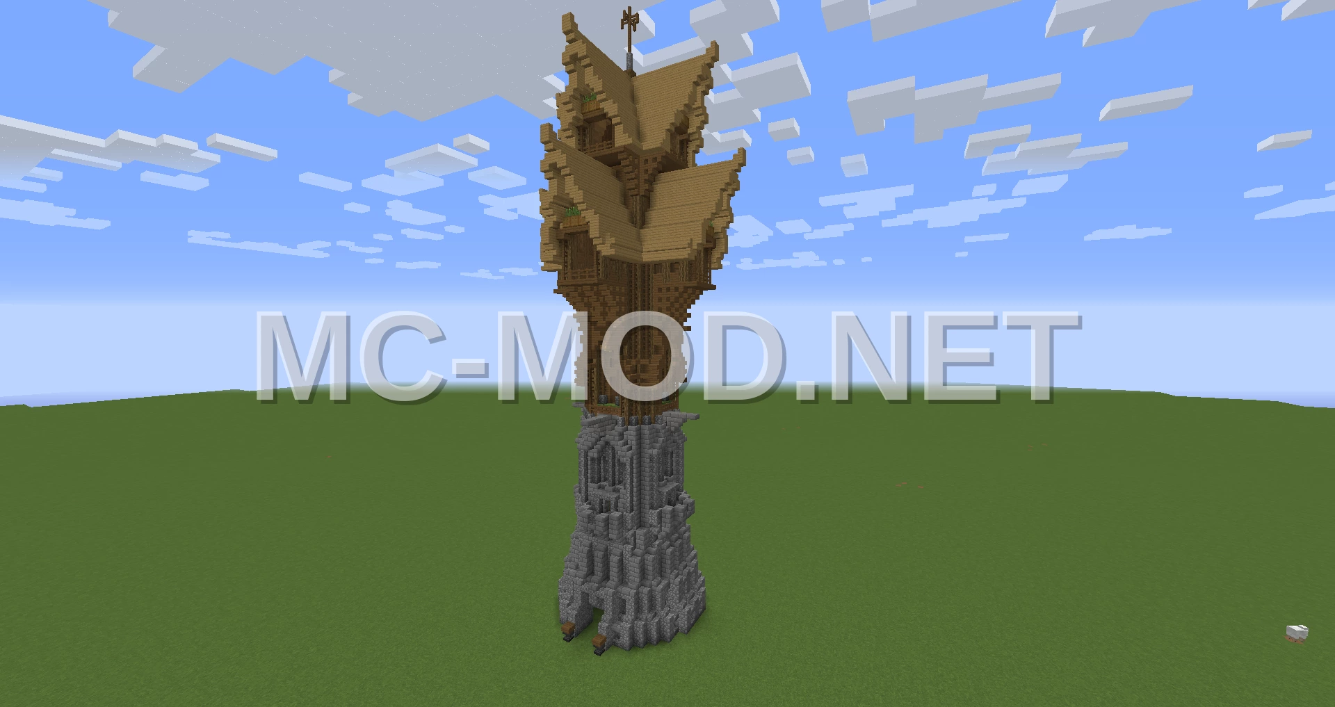 Fantasy Wizard Tower Structure