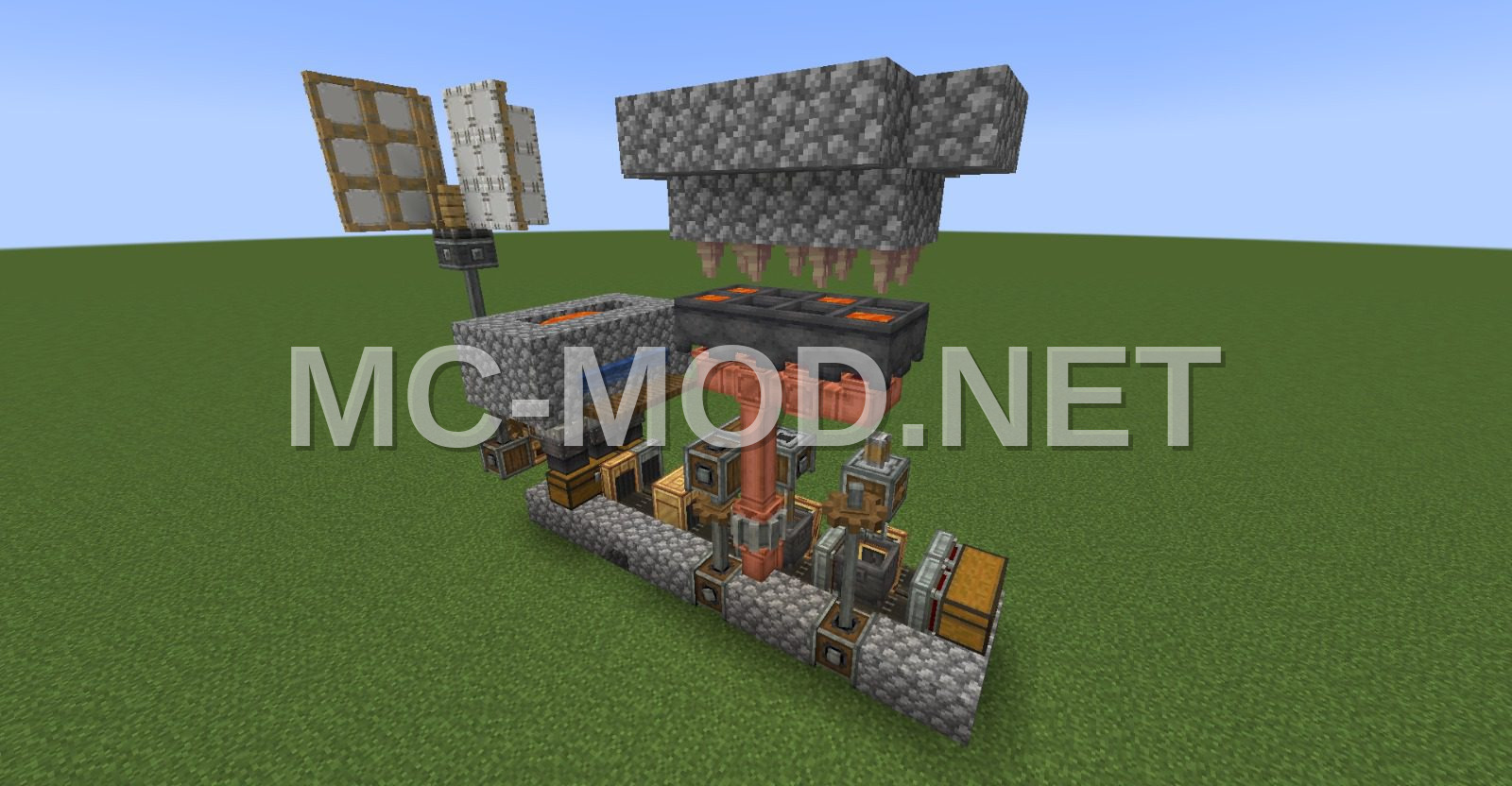 Fast Andesite Alloy Farm For Create Mod
