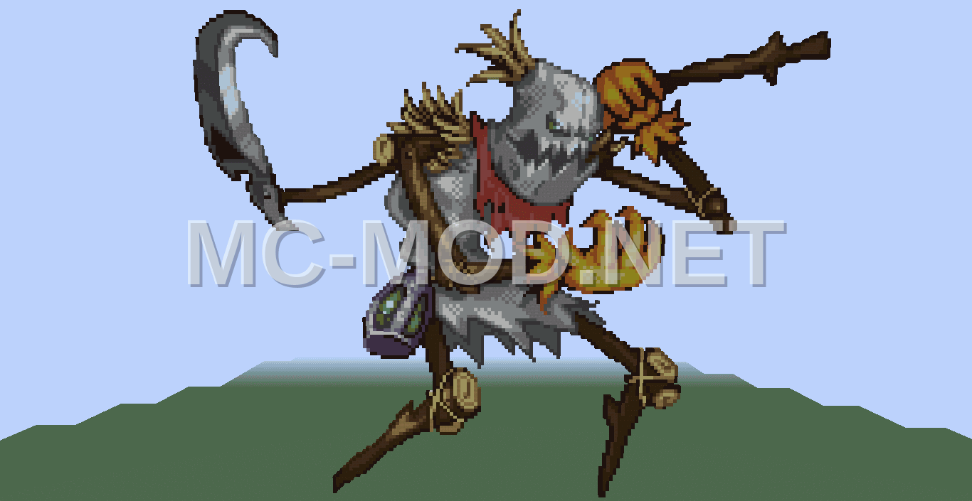 Fiddlestick League of Legends Pixel Art