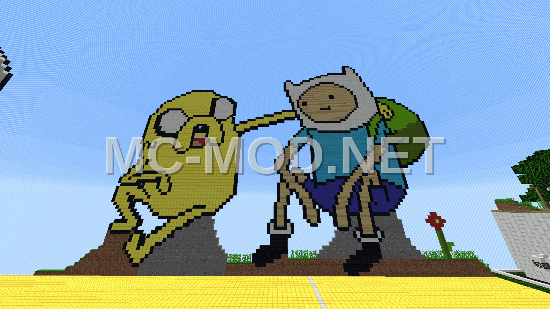 Finn and Jake Pixel Art