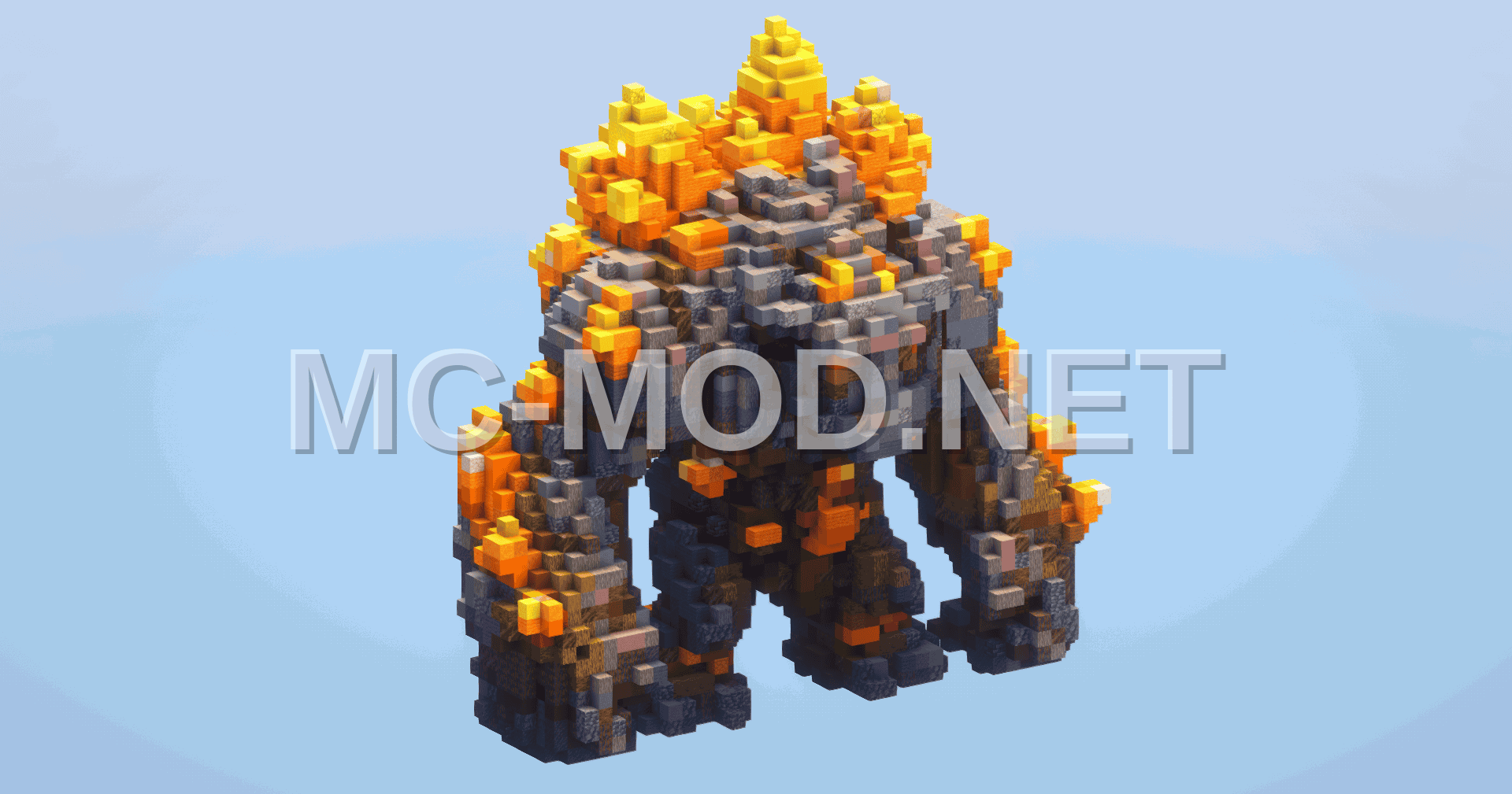 Fire Golem Statue