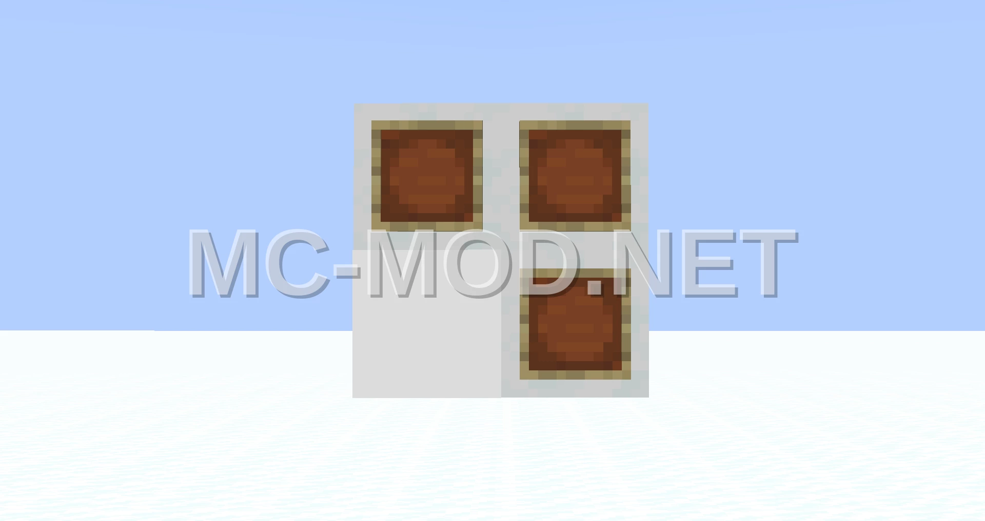 Flat Snow Block Template