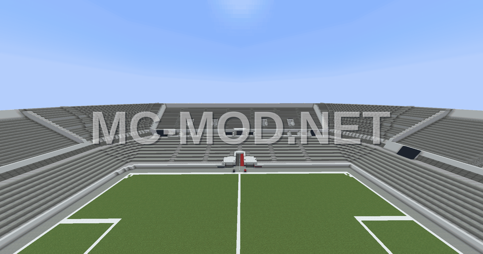Football Stadium With Stands