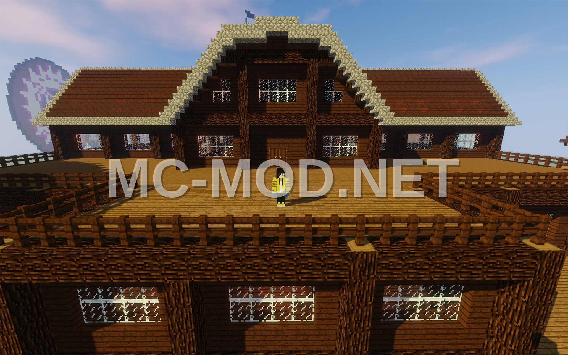 Four Story Modern Wooden House
