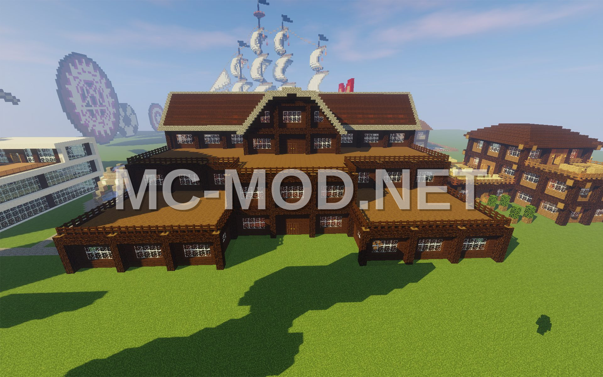 Four Story Modern Wooden House