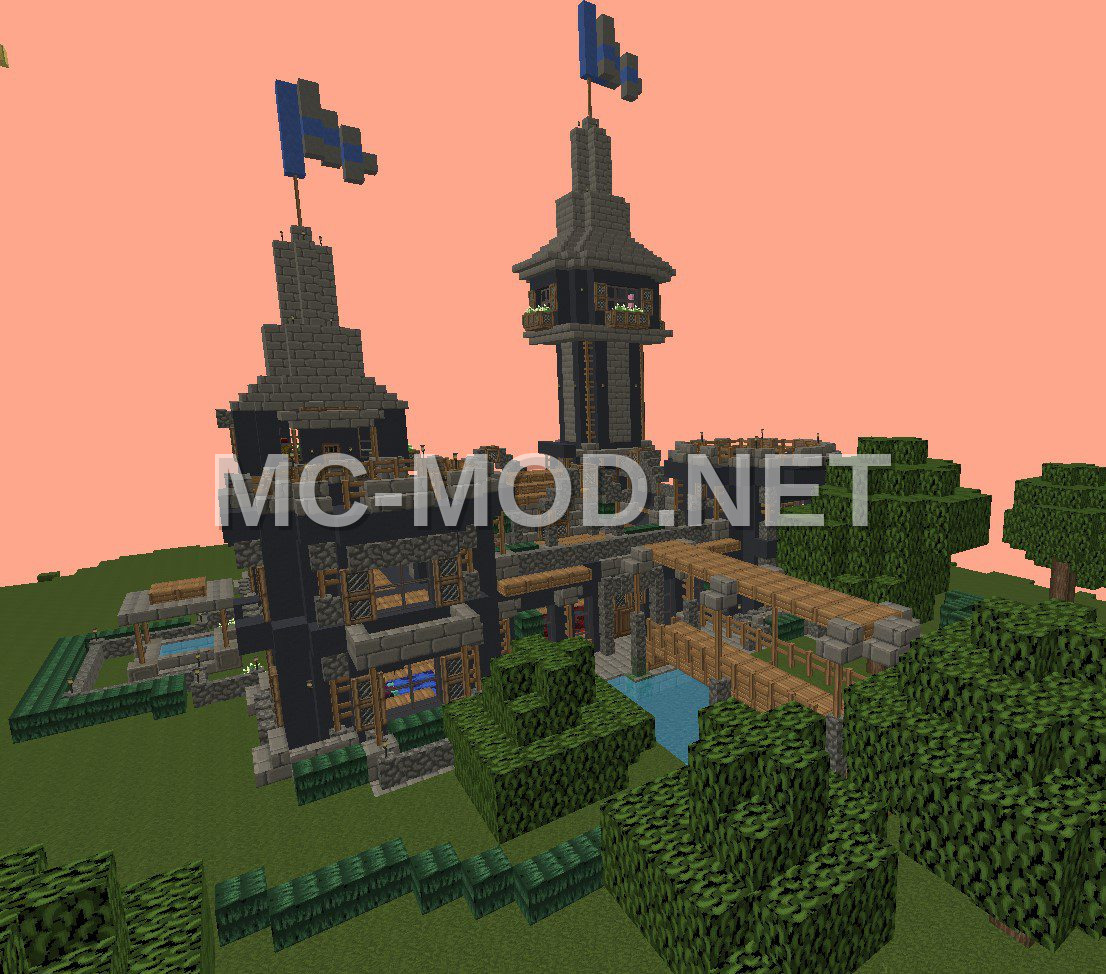 Fully Decorated Medieval Castle