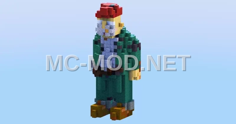 Futurama Scruffy Scruffington Small Build