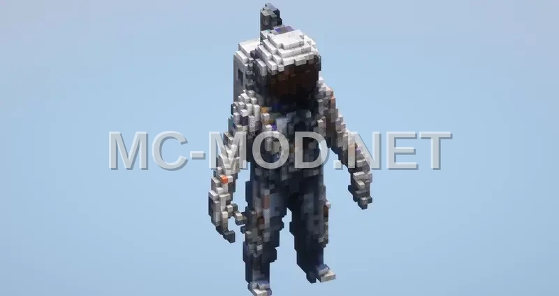 Futuristic Astronaut Statue
