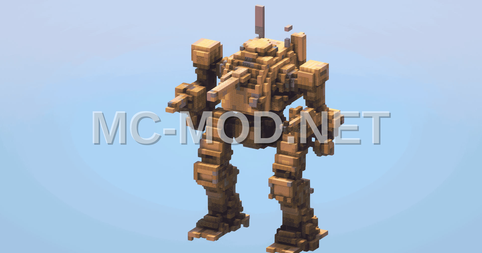 Futuristic Mech Statue