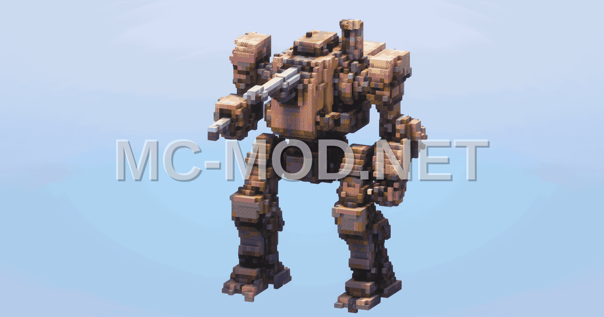Futuristic Mecha Statue