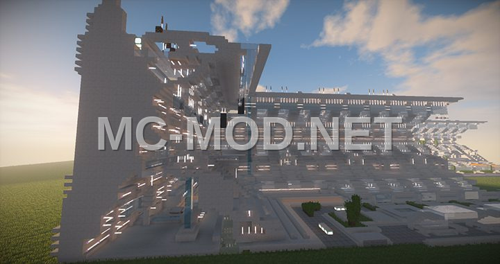 Futuristic Stadium Angle Section