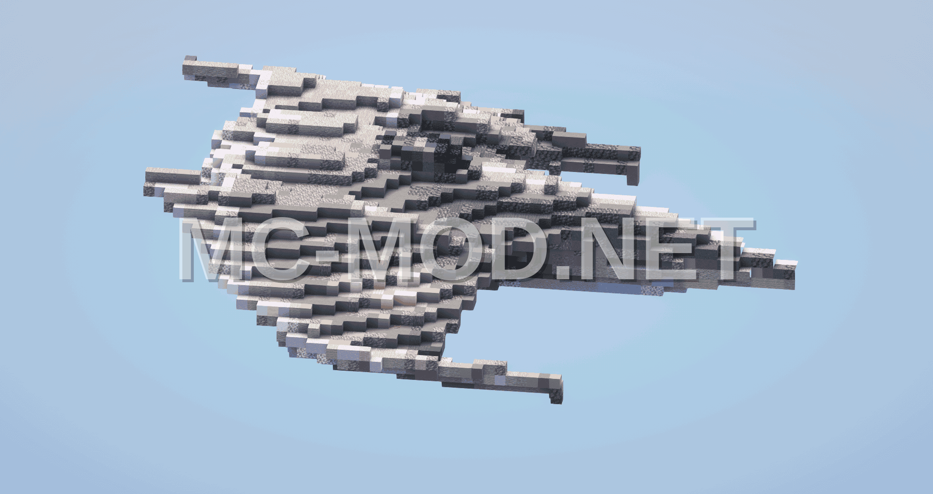 Futuristic Starship Minecraft Build