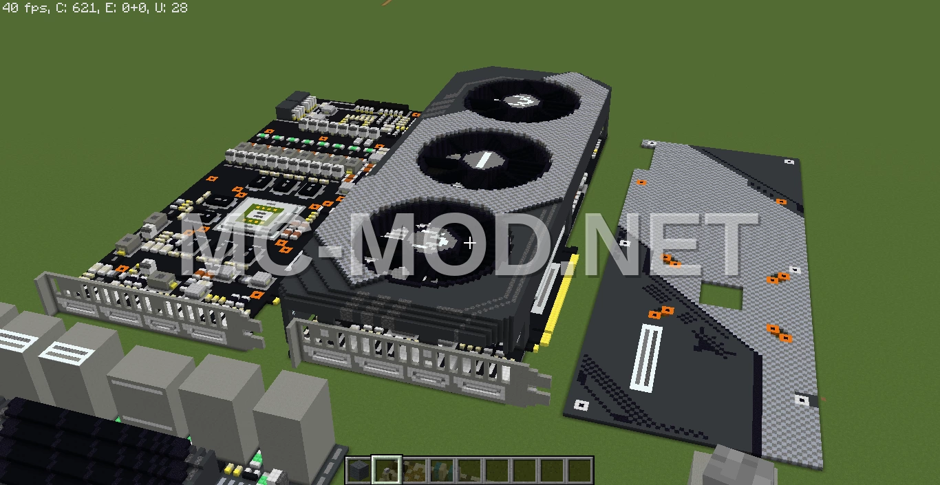 Gaming Computer Component Sculpture