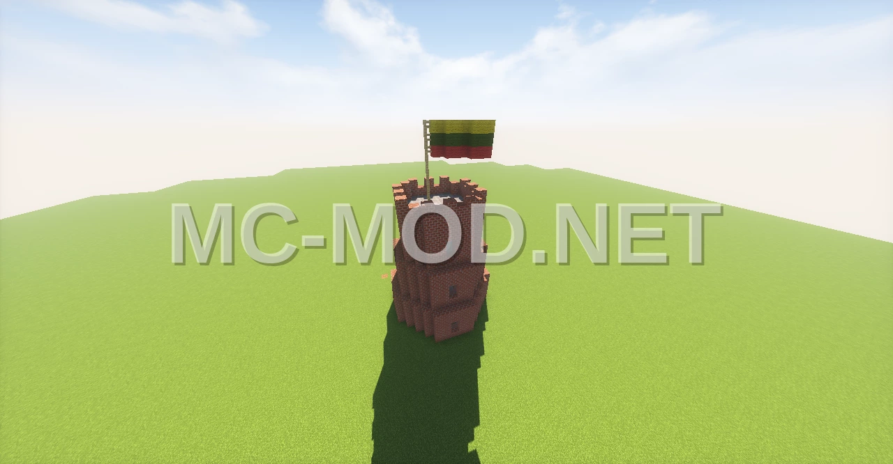Gediminas Tower Minecraft Replica