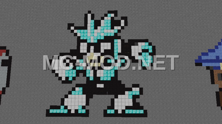 Gemini Man Pixel Art