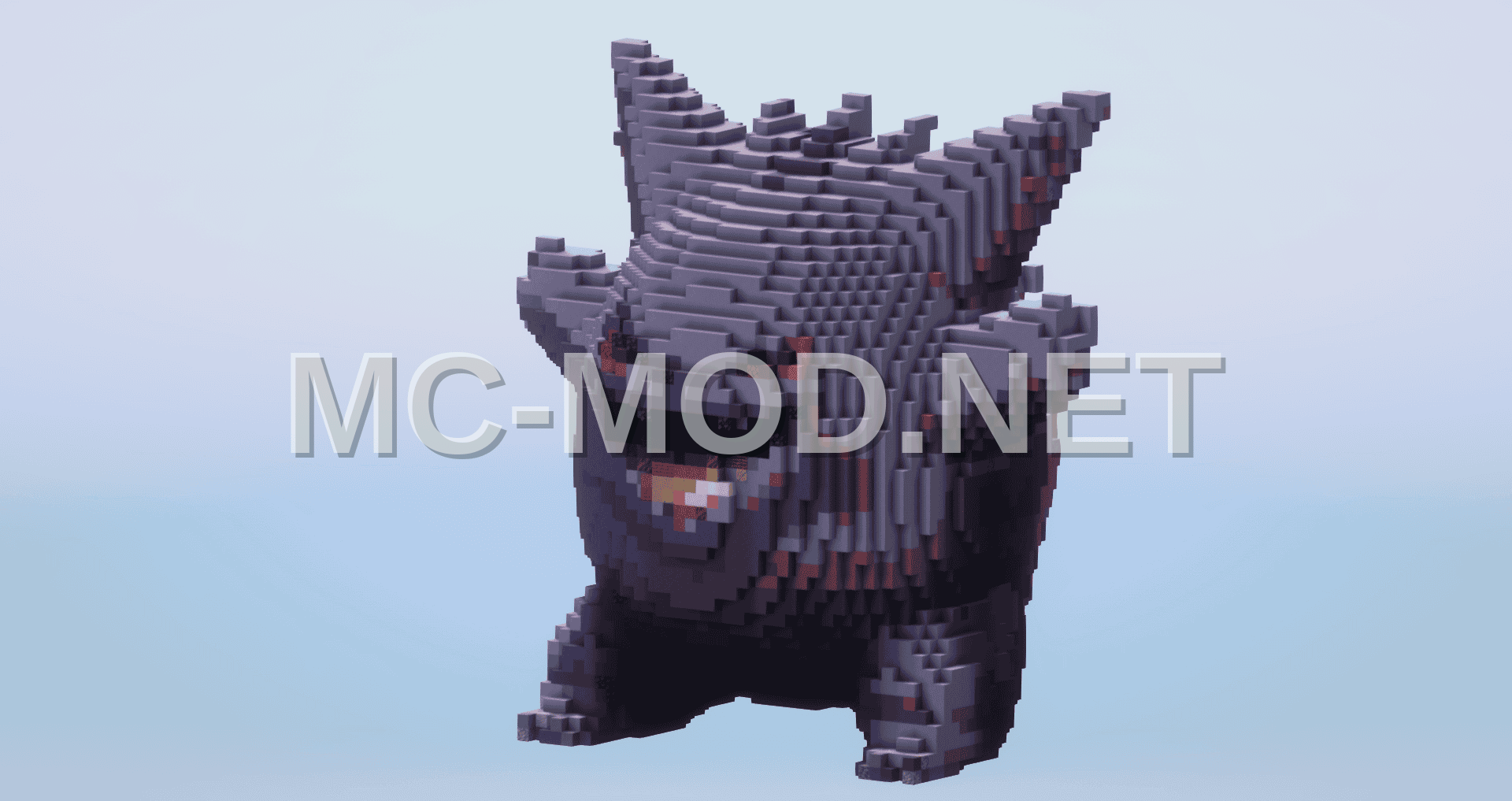 Gengar Pokemon Block Build