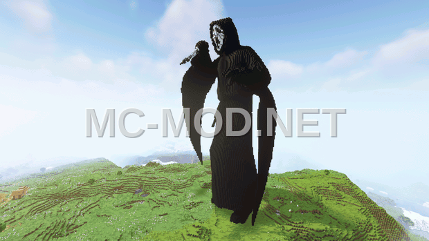 Ghost Face Statue