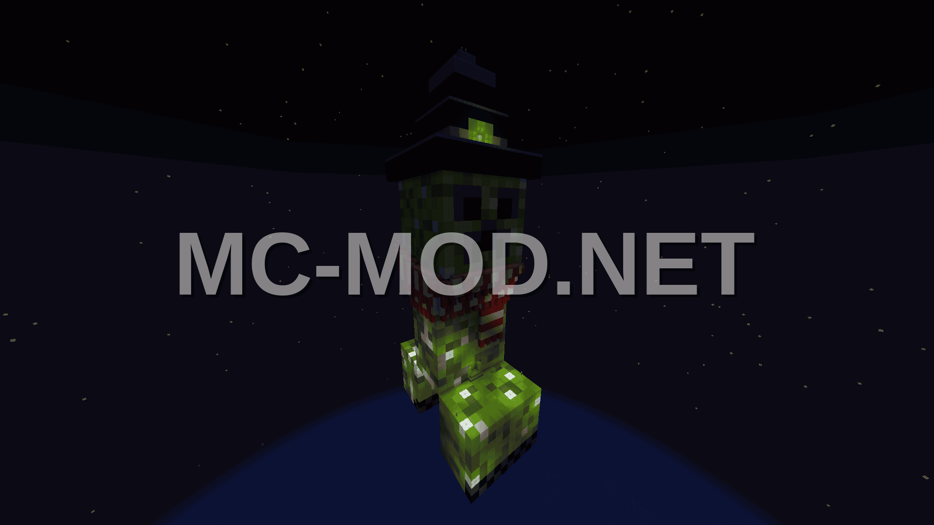 Giant Creeper Shaped Mob Farm