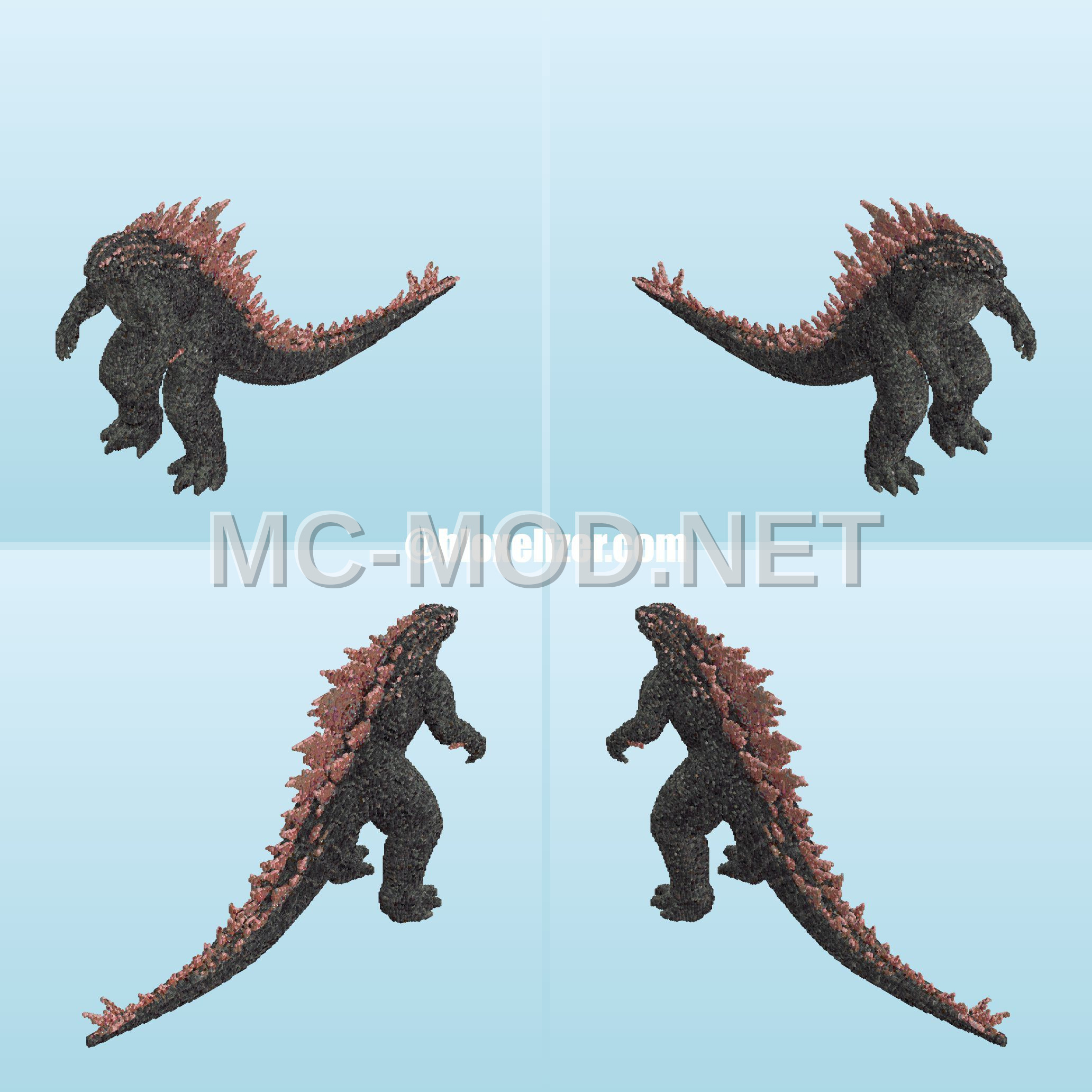 Giant Godzilla Monster Statue