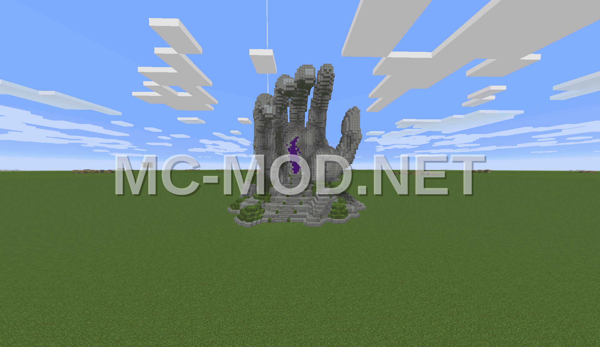 Giant Hand Nether Portal