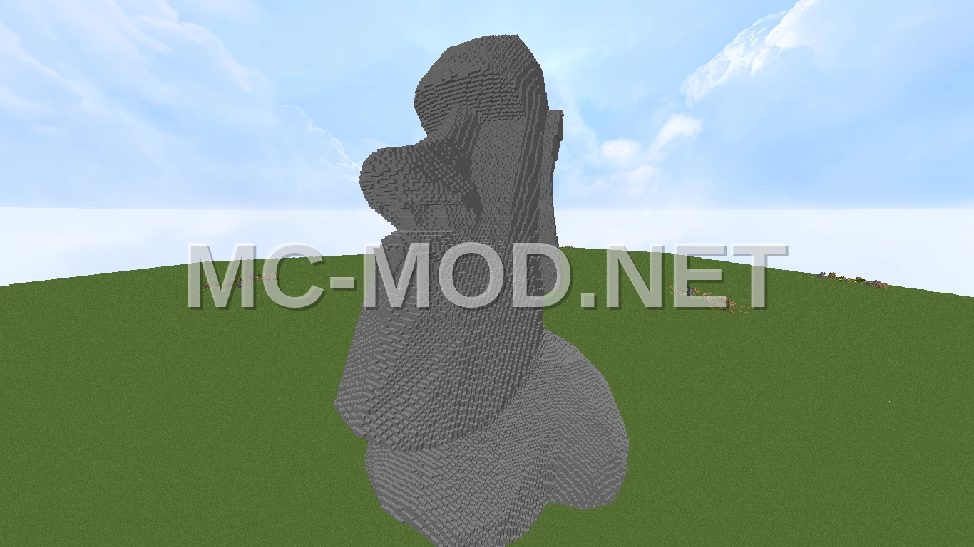 Giant Moai Statue – Huge Cobblestone Sculpture