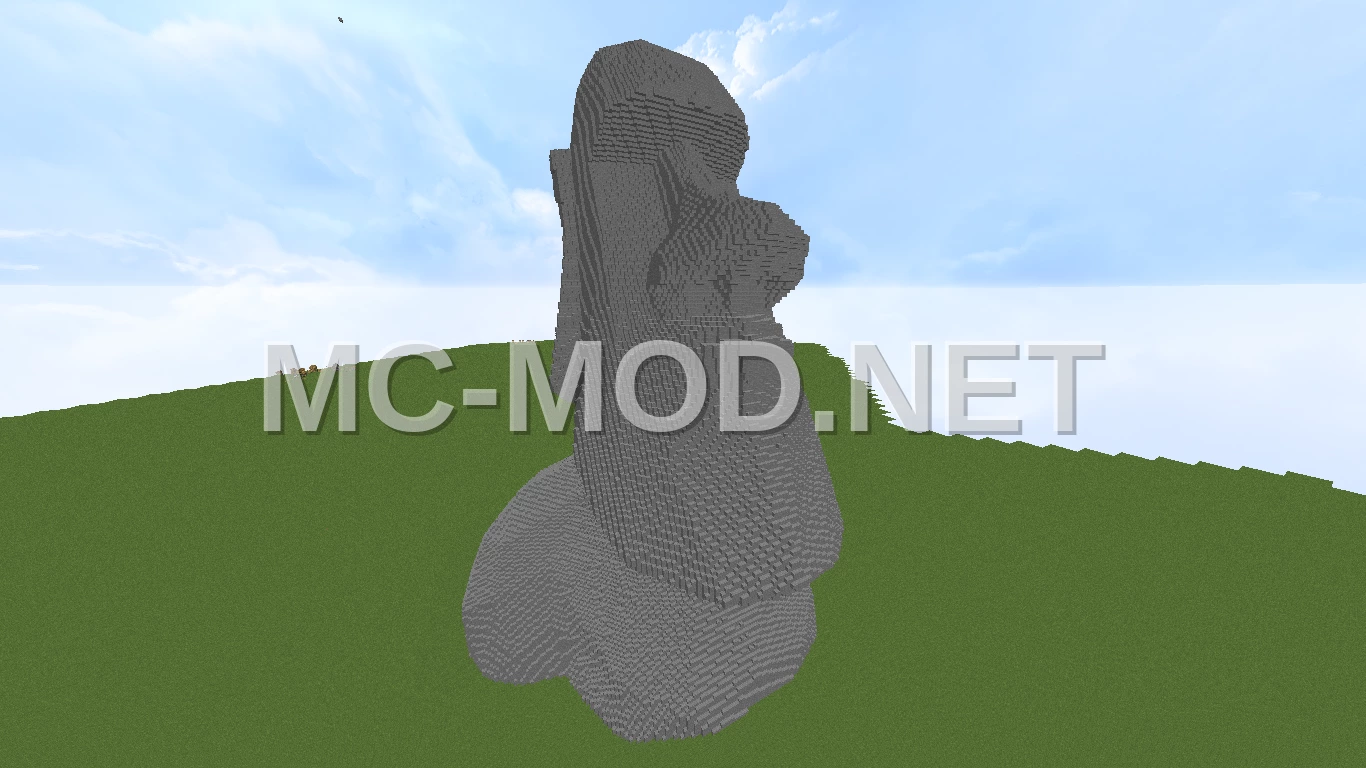 Giant Moai Statue – Huge Cobblestone Sculpture