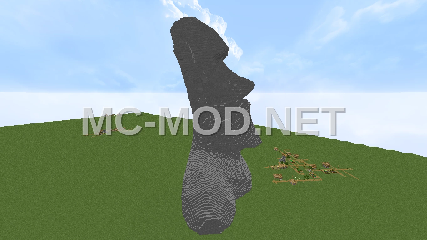 Giant Moai Statue – Huge Cobblestone Sculpture