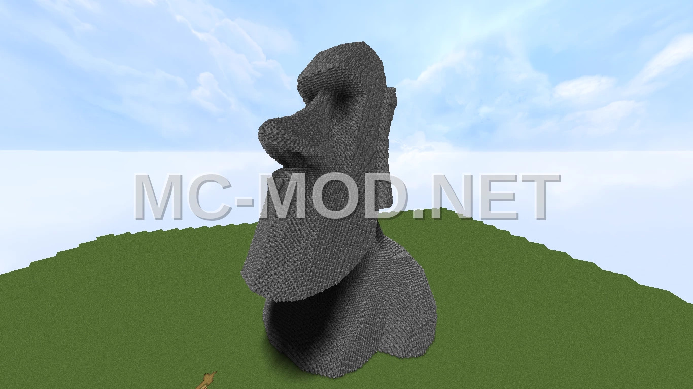 Giant Moai Statue – Huge Cobblestone Sculpture