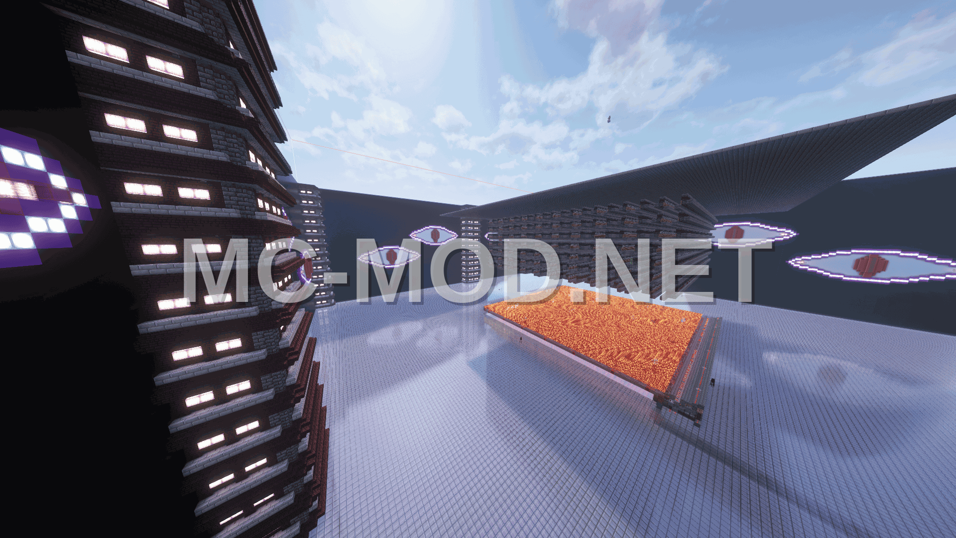 Giant Mob Farm With Perimeter Decoration
