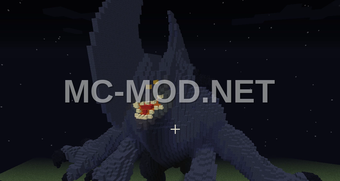 Giant Monster Kaiju Statue