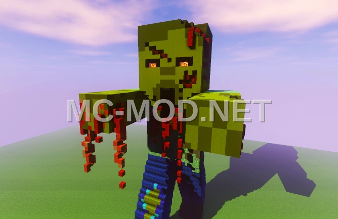 Giant Rotting Zombie Statue