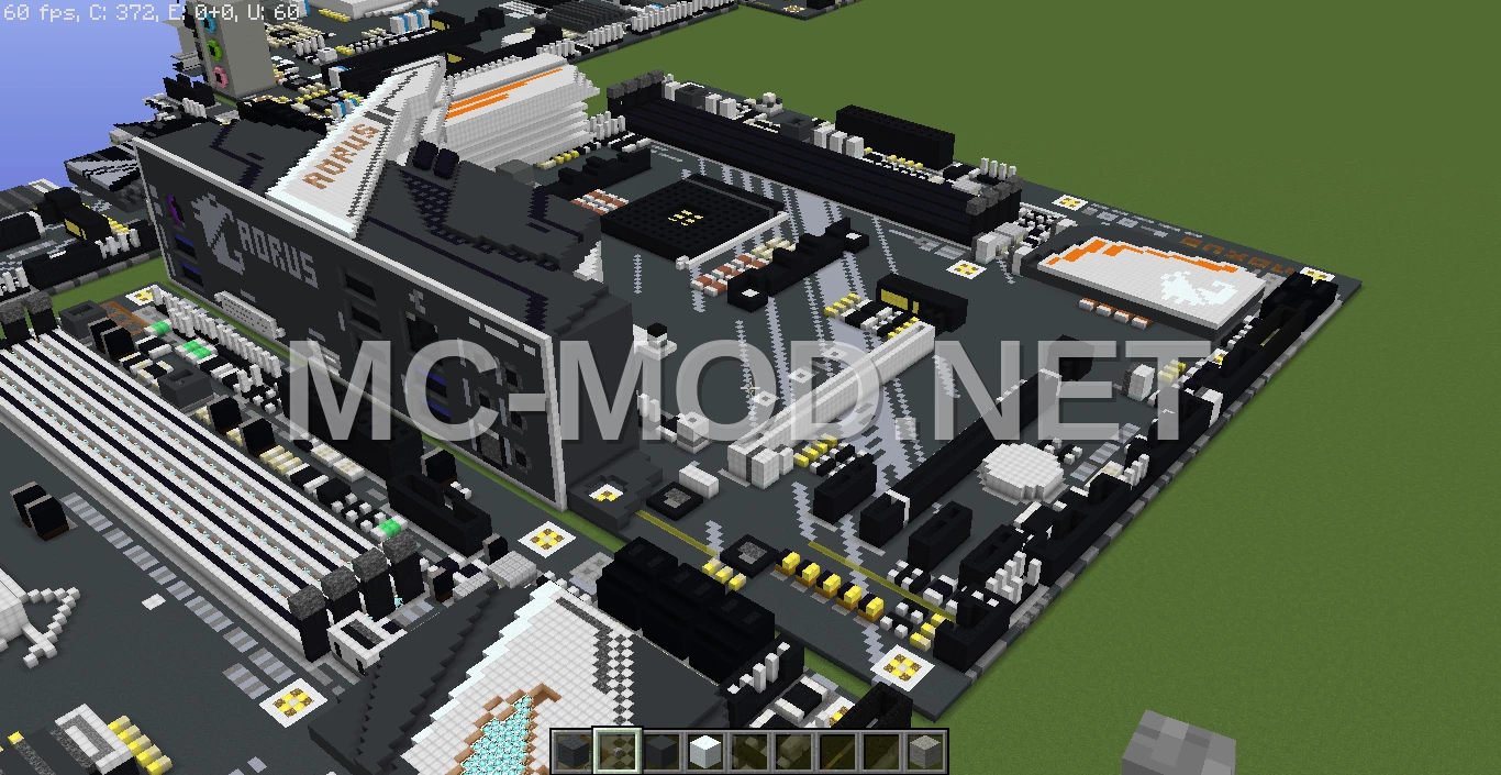 Gigabyte Aorus Motherboard Pixel Art