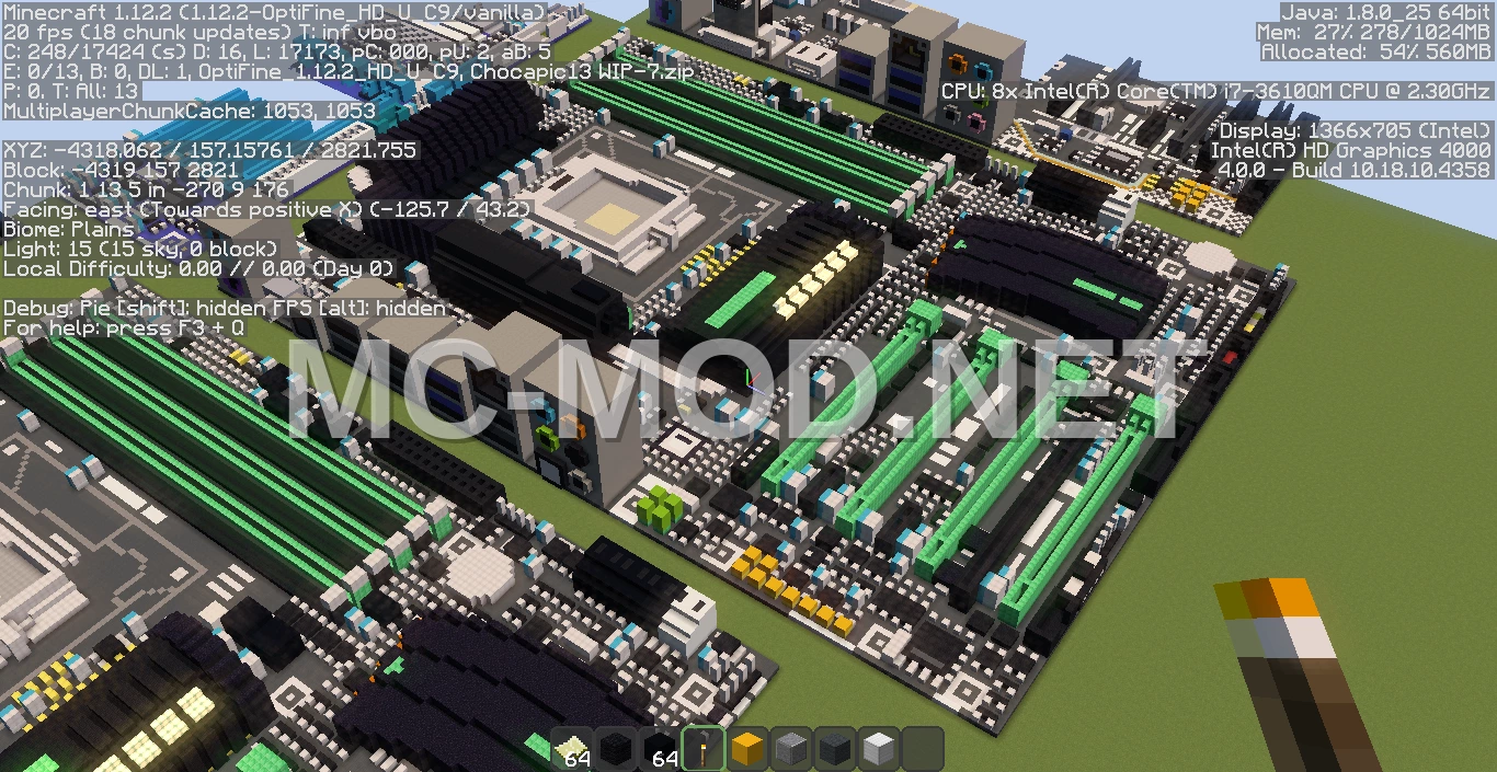 Gigabyte Intel X58 Motherboard Pixel Art