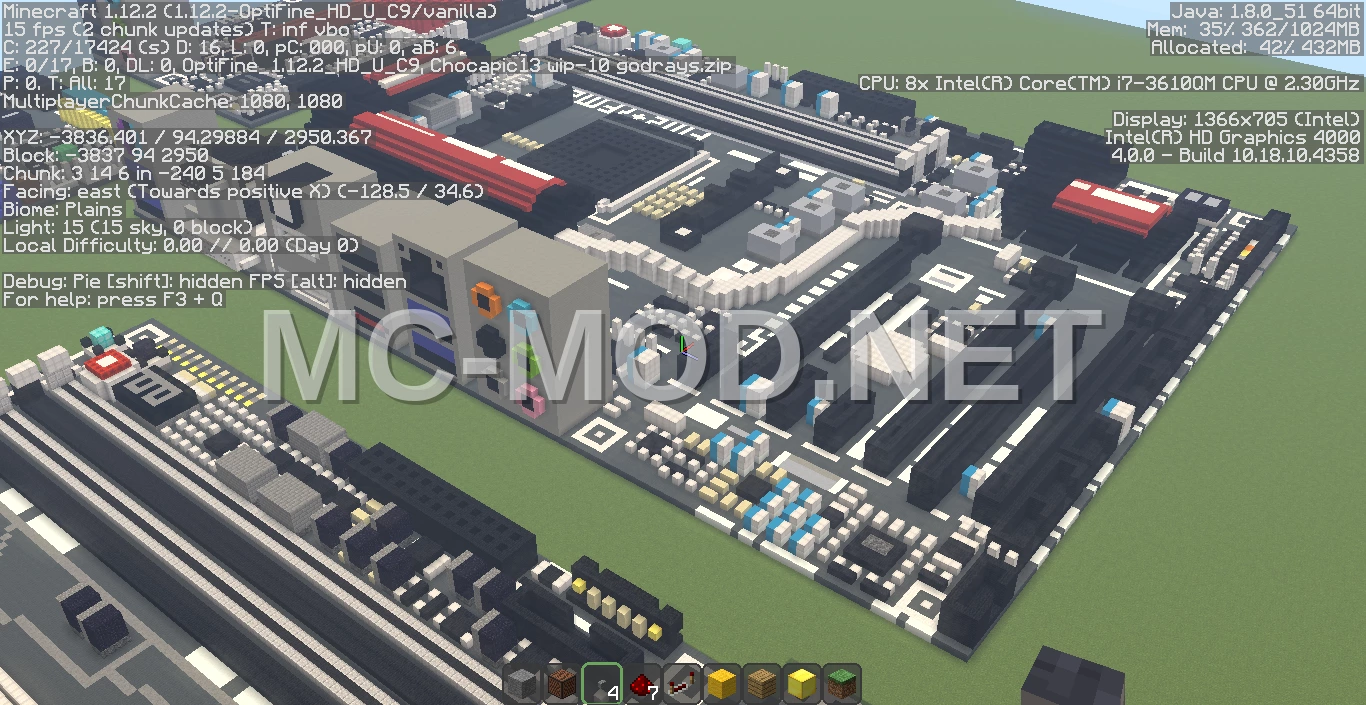 Massive Gigabyte Motherboard Pixel Art