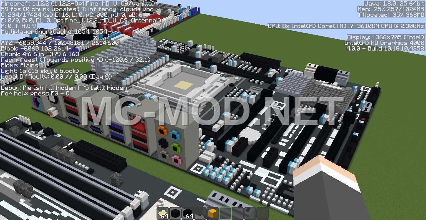 Gigabyte X79 UD3 Motherboard Pixel Art