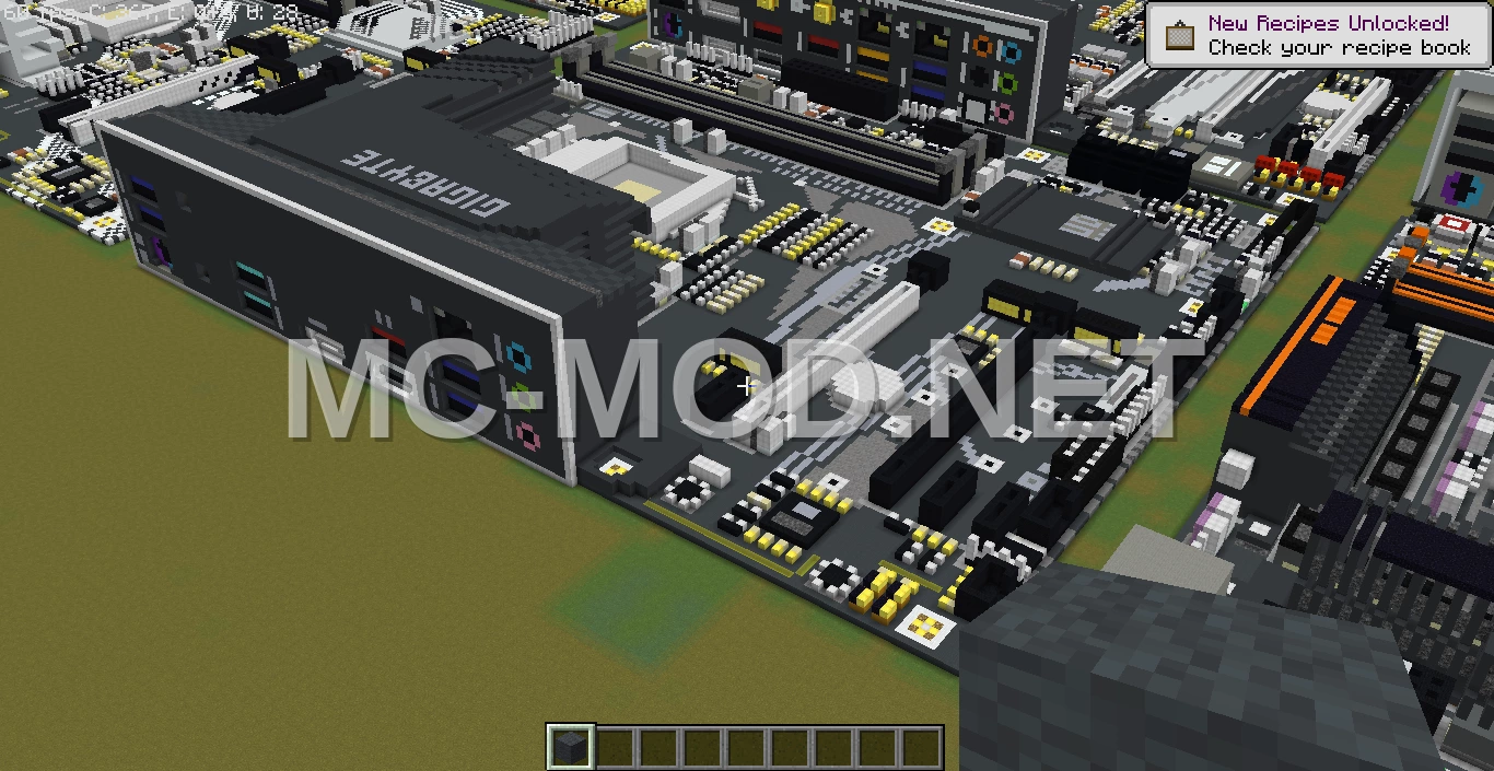 Gigabyte Z490 UD Motherboard Pixel Art