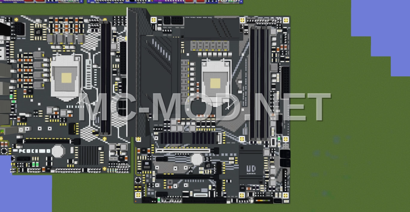 Gigabyte Z590 UD AC Motherboard Pixel Art