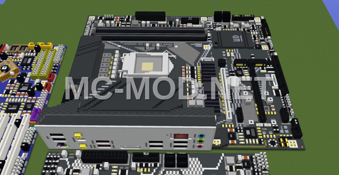Gigabyte Z590 UD AC Motherboard Pixel Art
