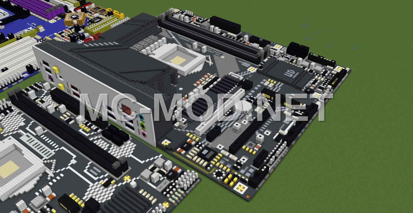 Gigabyte Z590 UD AC Motherboard Pixel Art