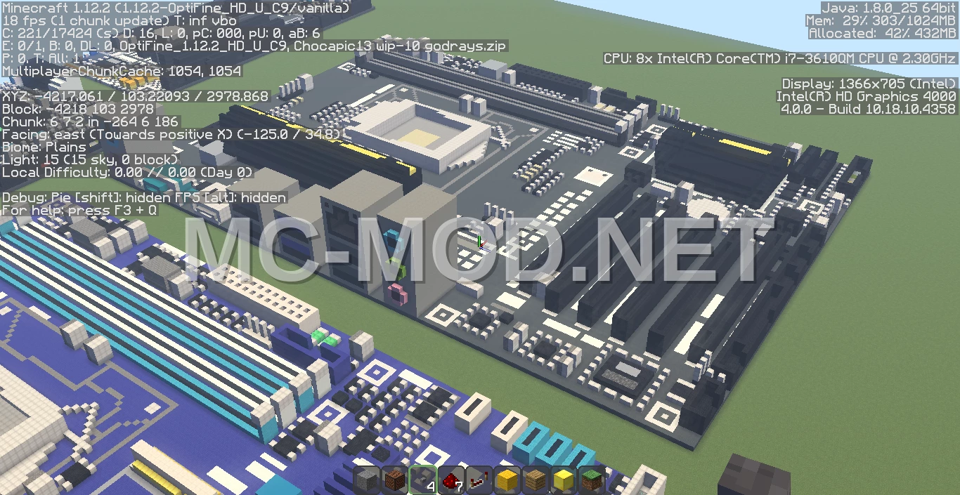 Gigabyte Z87P-D3 Motherboard Pixel Art