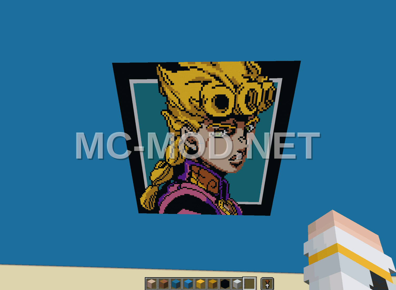 Giorno Giovanna Pixel Art