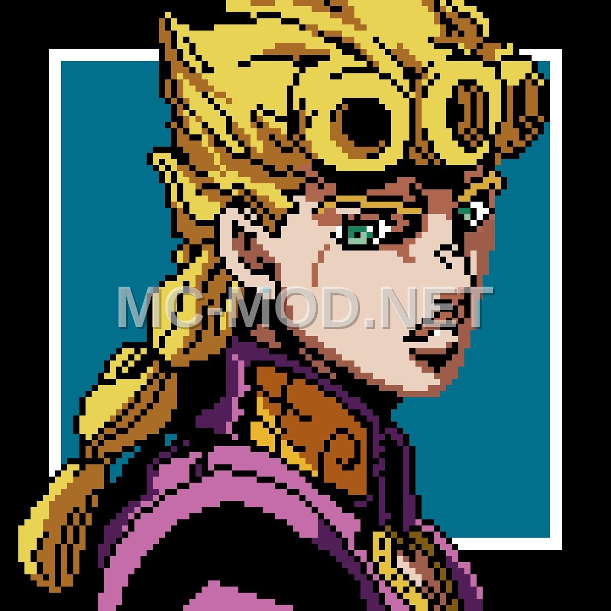Giorno Giovanna Pixel Art