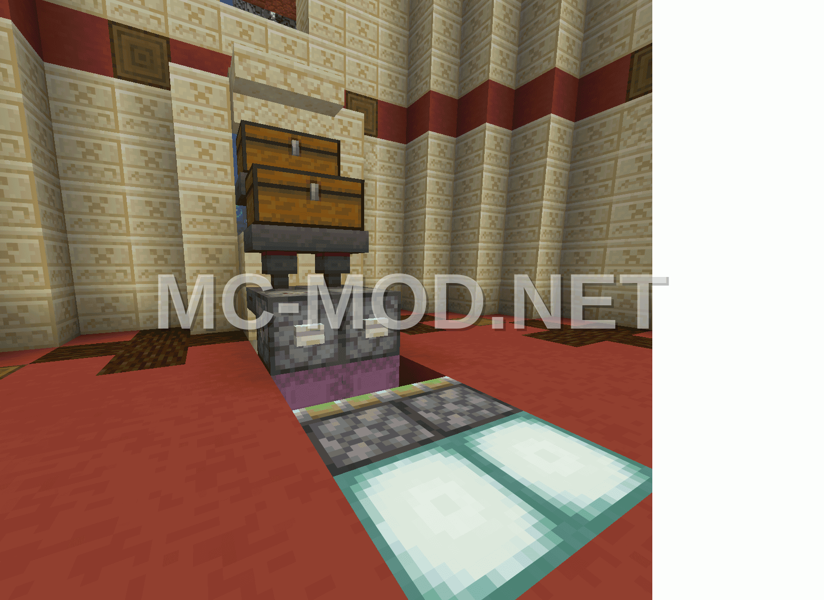 Gnembon Iron Farm with Auto Crafting and Bulk Storage