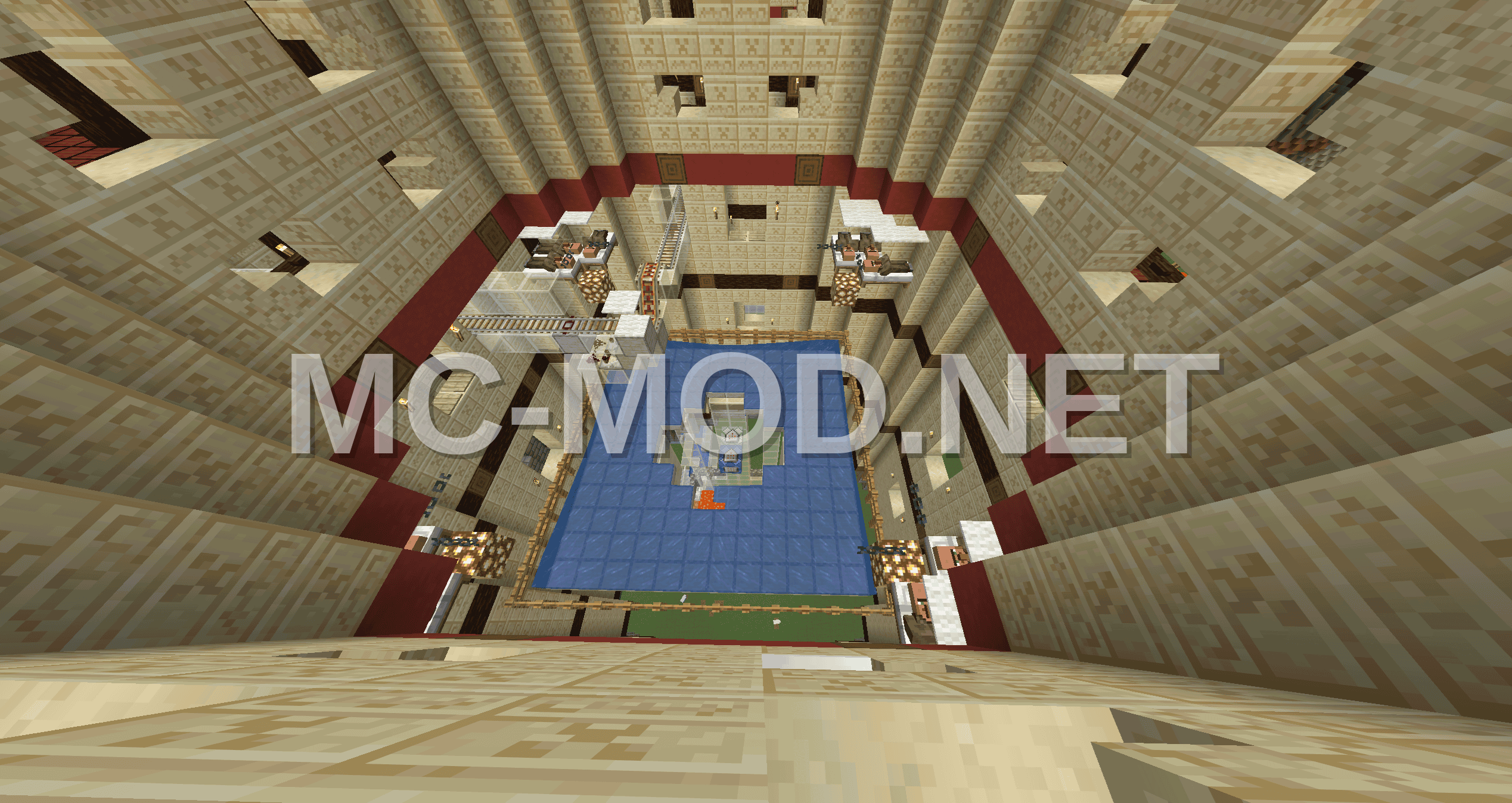 Gnembon Iron Farm with Auto Crafting and Bulk Storage