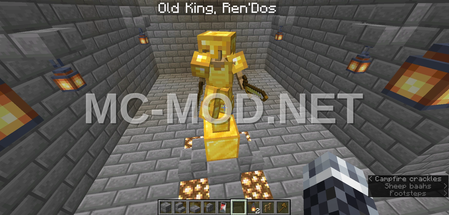 Golden Statue of Old King Rendos