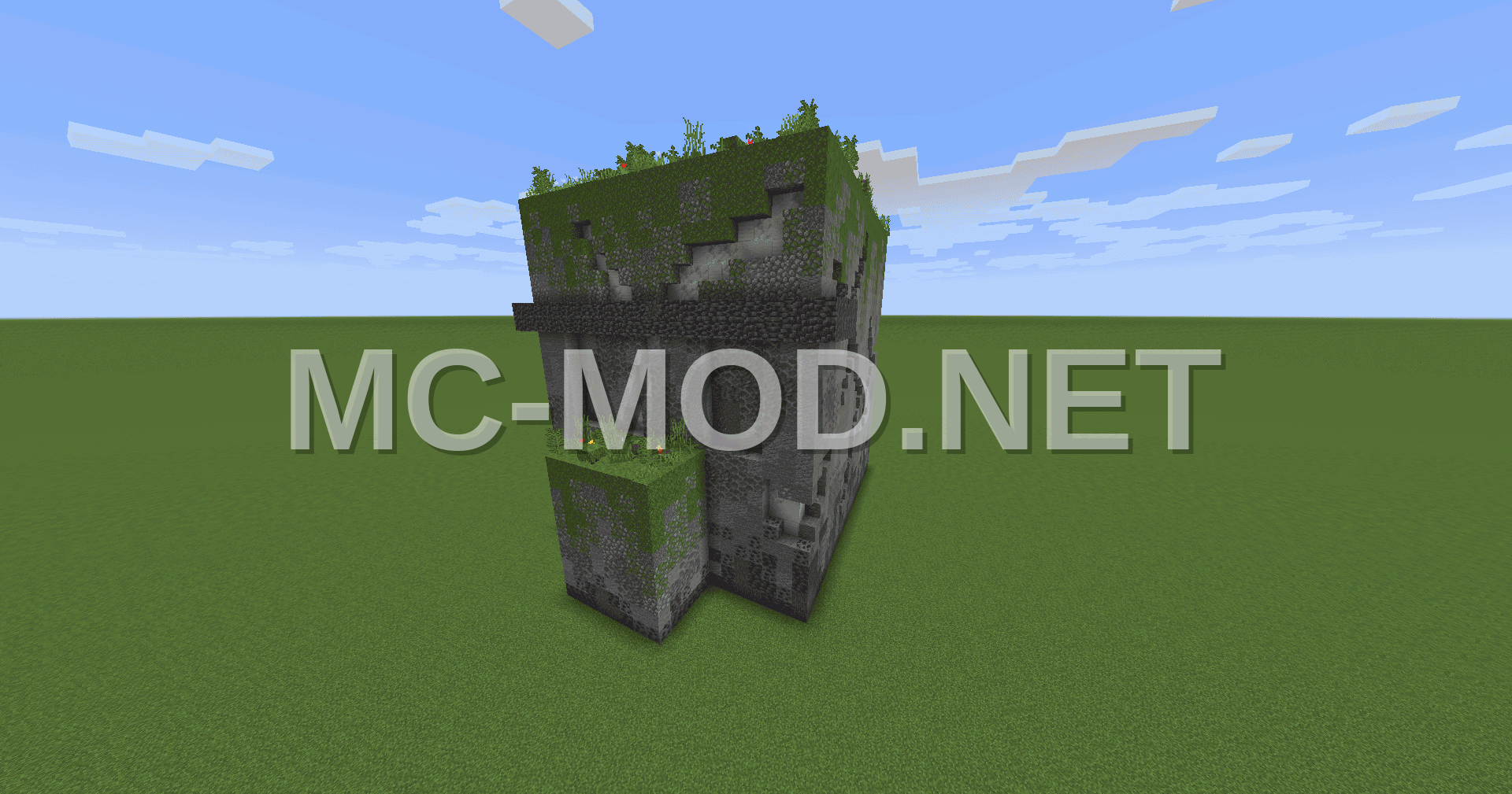 Golem Head Statue