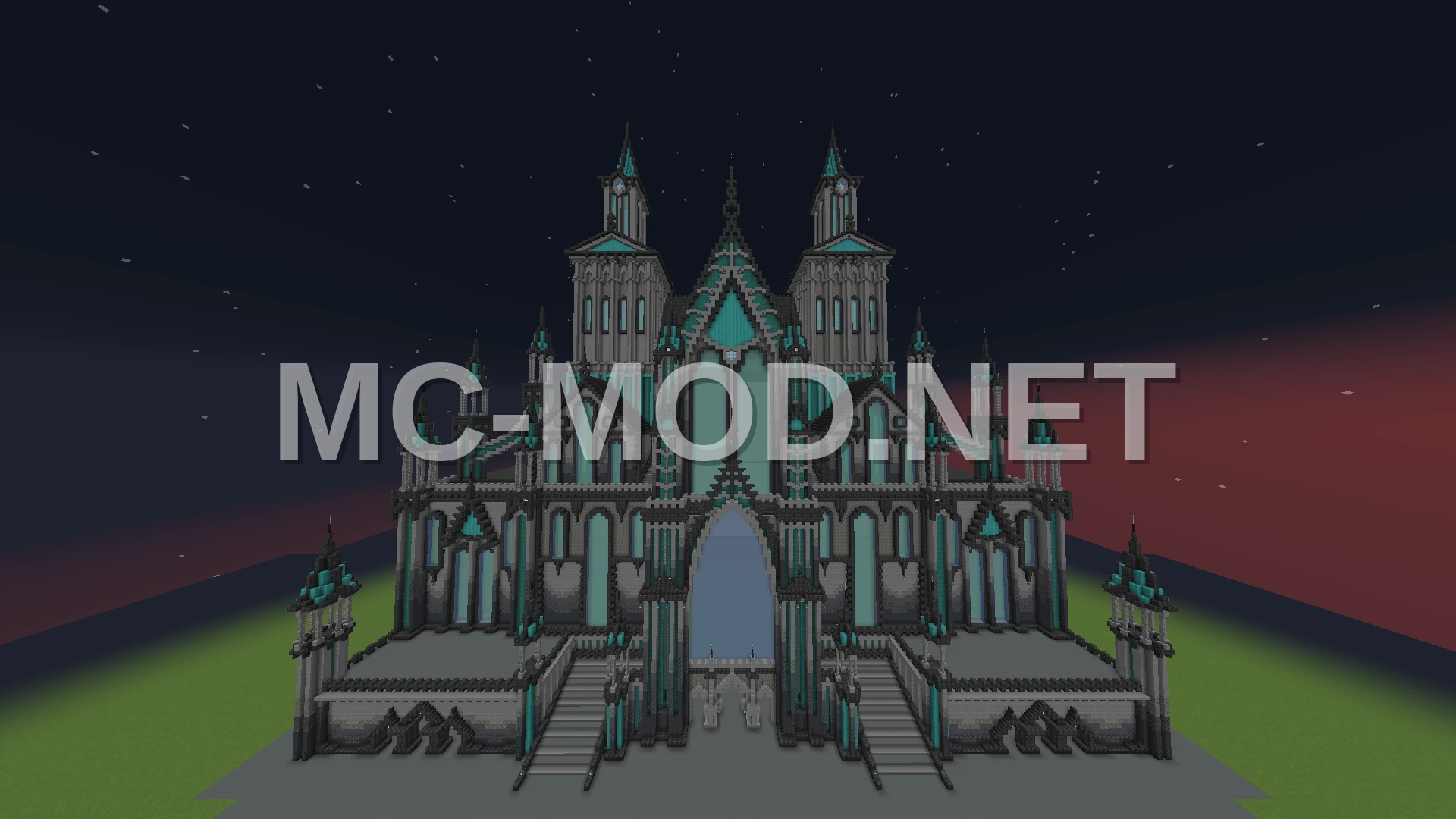 Gothic Dark Souls Castle Exterior